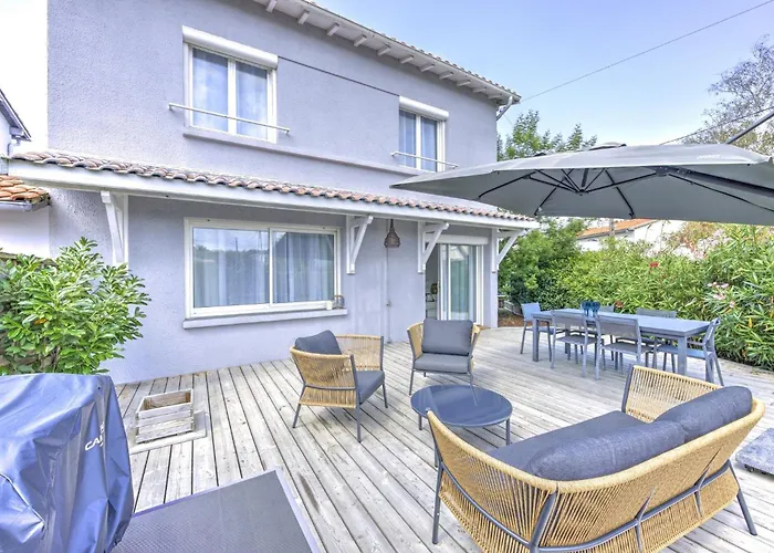 Nyaraló Manava - Climatisee Avec Terrasse Et Jardin La Teste-de-Buch